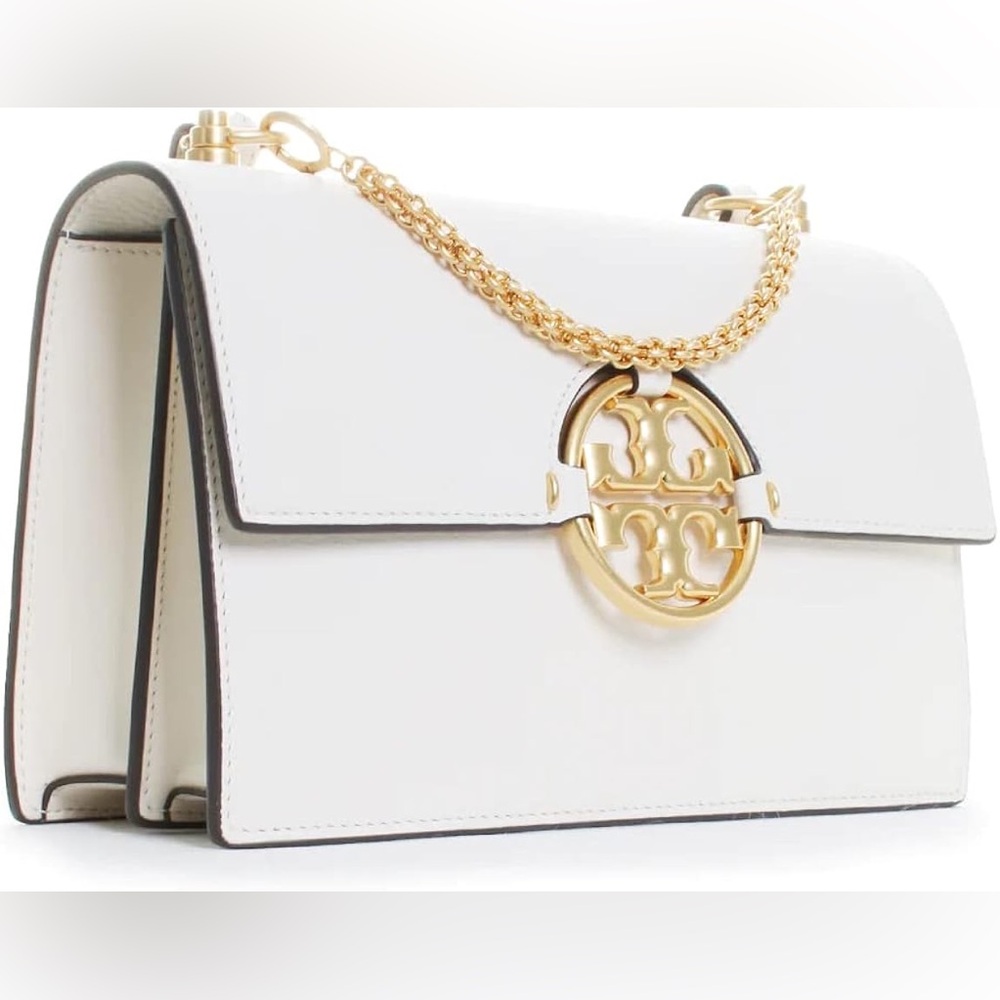 Tory Burch Miller Braided Strap Convertible Shoulder Bag - Ivory - Picture 6 of 10